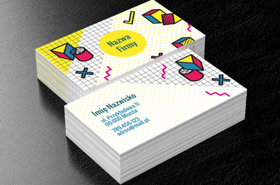 Matematycznie i kolorowo, Edukacja, Korepetycje - Wizytówki Netprint