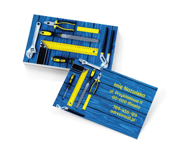 Naprawy w najlepszym stylu, Budownictwo, Firma budowlana - Wizytówki Netprint szablony online