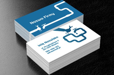 Złota rączka poleca się!, Usługi domowe, Hydraulik - Wizytówki Netprint