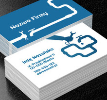 Złota rączka poleca się!, Usługi domowe, Hydraulik - Wizytówki Netprint