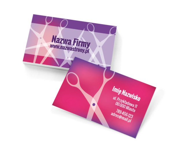 Biznes uszyty na miarę, Usługi domowe, Usługi krawieckie - Wizytówki Netprint szablony online