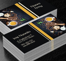 W zachwyceniu smakami, Gastronomia, Kawiarnia - Wizytówki Netprint