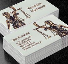 Ręka sprawiedliwości, Prawo, Kancelaria adwokacka - Wizytówki Netprint