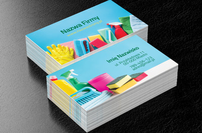 Czystość, której szukasz!, Usługi domowe, Pomoc domowa - Wizytówki Netprint