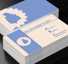 Kobieta kwiat, Zdrowie i uroda, Salon kosmetyczny - Wizytówki Netprint