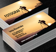Momenty zatrzymane w kadrach, Fotografia, Usługi fotograficzne - Wizytówki Netprint