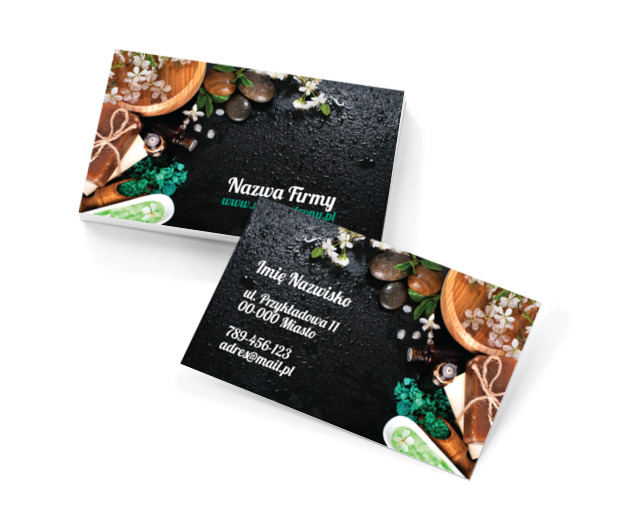 Naturalne piękno, Zdrowie i uroda, SPA - Wizytówki Netprint szablony online