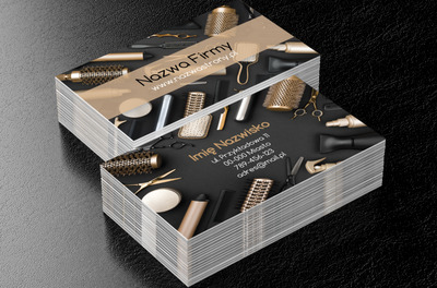 W trosce o włosy, Zdrowie i uroda, Salon fryzjerski - Wizytówki Netprint