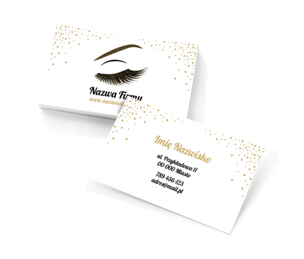 Kraina piękna, Zdrowie i uroda, Wizaż - Wizytówki Netprint szablony online