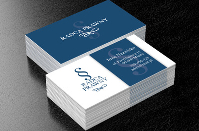 Litera prawa, Prawo, Radca Prawny - Wizytówki Netprint