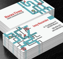 Usługi hydrauliczne w najlepszym wydaniu, Usługi domowe, Hydraulik - Wizytówki Netprint