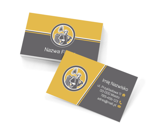 Czysty komin dla bezpieczeństwa mieszkańców!, Usługi domowe, Serwisant - Wizytówki Netprint szablony online