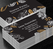 W świecie chrupiących wypieków, Gastronomia, Cukiernia - Wizytówki Netprint