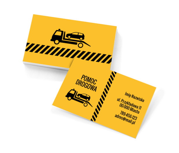 Autoholowanie od zaraz, Transport, Transport Towarów - Wizytówki Netprint szablony online