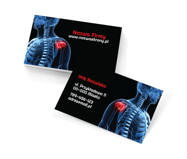 By ból przeminął, Medycyna, Rehabilitacja - Wizytówki Netprint szablony online