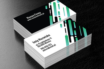 Futurystyczny design, Telekomunikacja i Internet, Grafik komputerowy - Wizytówki Netprint