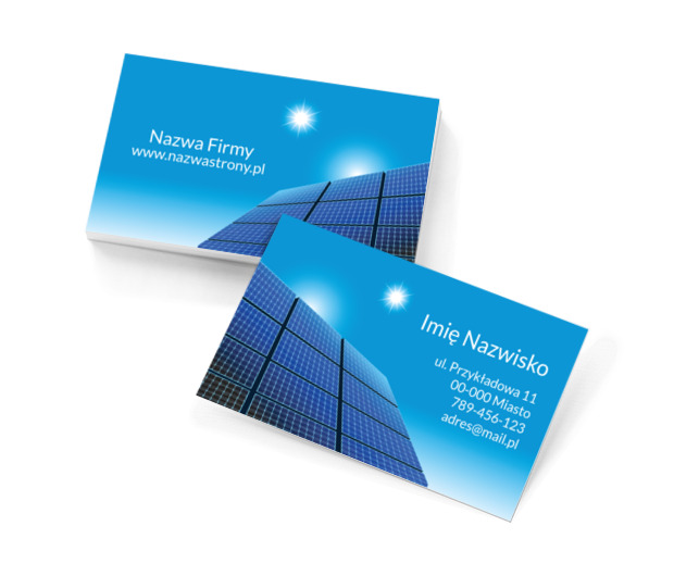 Czyste powietrze i dochodowe innowacje, Środowisko i Przyroda, Ochrona Środowiska - Wizytówki Netprint szablony online