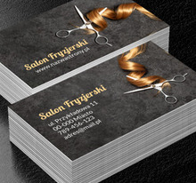 Nowoczesne trendy, profesjonalne wykonanie, Zdrowie i uroda, Salon fryzjerski - Wizytówki Netprint