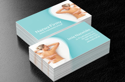 Błogi relaks, Medycyna, Masażysta - Wizytówki Netprint