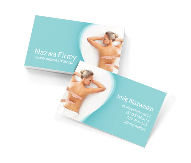 Błogi relaks, Medycyna, Masażysta - Wizytówki Netprint szablony online
