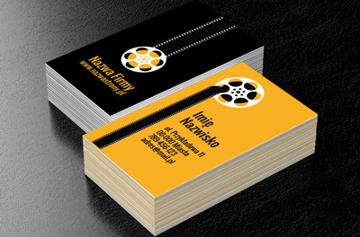 Filmowa klisza, Fotografia, Wideofilmowanie - Wizytówki Netprint