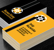 Filmowa klisza, Fotografia, Wideofilmowanie - Wizytówki Netprint