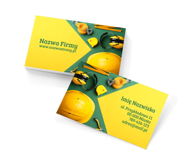 Wszystko co potrzebne do remontu, Budownictwo, Firma budowlana - Wizytówki Netprint szablony online