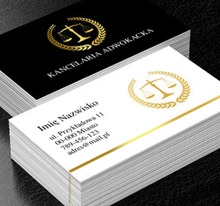 Ponadczasowy wygląd prawa, Prawo, Kancelaria adwokacka - Wizytówki Netprint