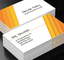 Pomarańczowa estetyka, Motywy, Klasyczne - Wizytówki Netprint