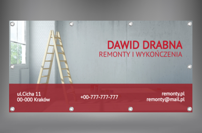  Czytelny przekaz na ulicznej reklamie, Budownictwo, Remont i Wykończenia - Banery Netprint