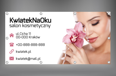 Reklama o maksymalnej mocy zachęca, Zdrowie i uroda, Salon kosmetyczny - Banery Netprint