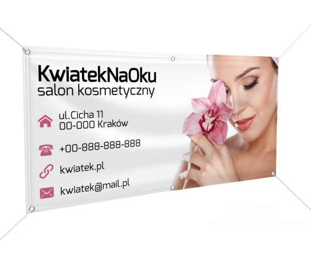 Reklama o maksymalnej mocy zachęca, Zdrowie i uroda, Salon kosmetyczny - Banery Netprint szablony online