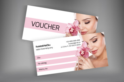 Zapowiedź pięknego wyglądu, Zdrowie i uroda, Salon kosmetyczny - Vouchery Netprint