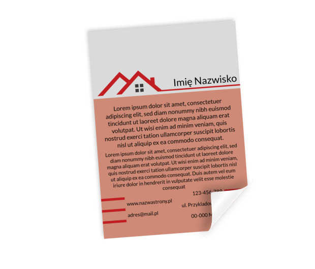 Prostota w przekazywaniu ważnych informacji, Budownictwo, Firma budowlana - Plakaty Netprint szablony online