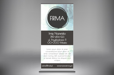 Efektowna reklama twojej firmy, Motywy, Tła i trekstury - Roll-up Netprint