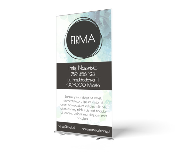 Efektowna reklama twojej firmy, Motywy, Tła i trekstury - Roll-up Netprint szablony online