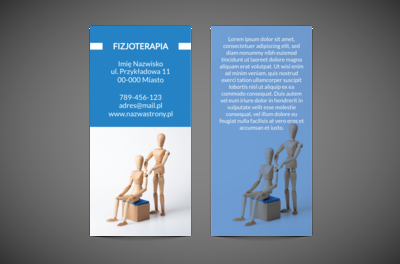 Ulotka, która podbija świat reklamy, Medycyna, Fizjoterapia - Ulotki Netprint