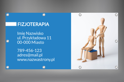 Reklama musi trafiać do pamięci błyskawicznie, Medycyna, Fizjoterapia - Banery Netprint