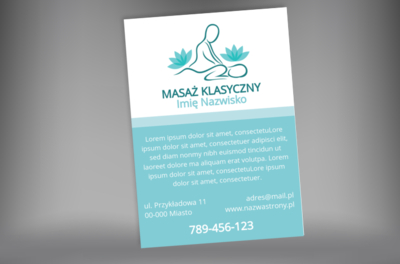 Wygodny podział graficzny, Medycyna, Masażysta - Plakaty Netprint