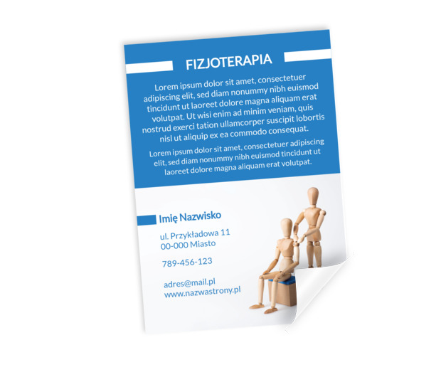 Medyczne barwy i ciekawa grafika, Medycyna, Fizjoterapia - Plakaty Netprint szablony online