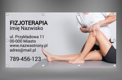 Rehabilitacja też potrzebuje reklamy, Medycyna, Fizjoterapia - Banery Netprint