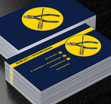 Kombinerki i śrubokręt, Budownictwo, Remont i Wykończenia - Wizytówki Netprint