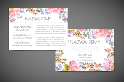 Dużo kwiatów i dużo informacji, Motywy, Roślinne - Ulotki Netprint