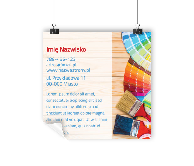 Popraw swoją widoczność w przestrzeni, Budownictwo, Remont i Wykończenia - Plakaty Wielkoformatowe Netprint szablony online