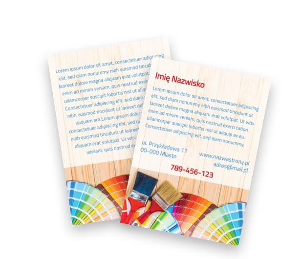 Reklamuj się kolorowo, Budownictwo, Remont Wykończenia - Ulotki Netprint szablony online