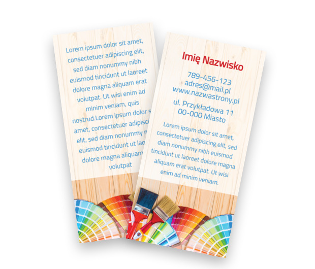 W reklamie liczy się równowaga, Budownictwo, Remont Wykończenia - Ulotki Netprint szablony online