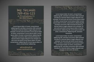 Szlachetny urok czerni , Telekomunikacja i Internet, Grafik komputerowy - Ulotki Netprint