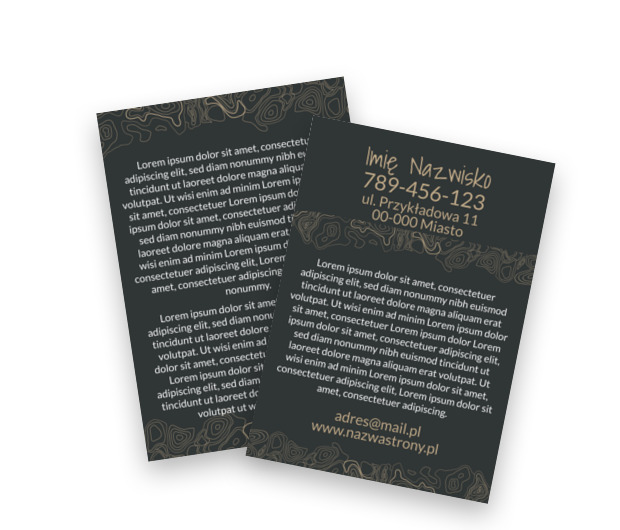 Szlachetny urok czerni , Telekomunikacja i Internet, Grafik komputerowy - Ulotki Netprint szablony online