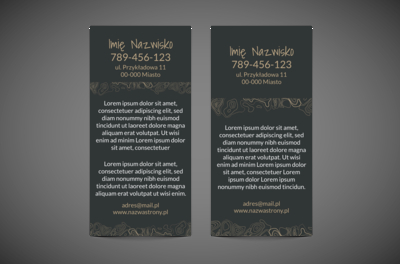 Szlachetny beż i ciemne tło, Telekomunikacja i Internet, Grafik komputerowy - Ulotki Netprint