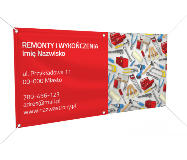 Ten baner zauważy i zapamięta każdy, Budownictwo, Remont i Wykończenia - Banery Netprint szablony online